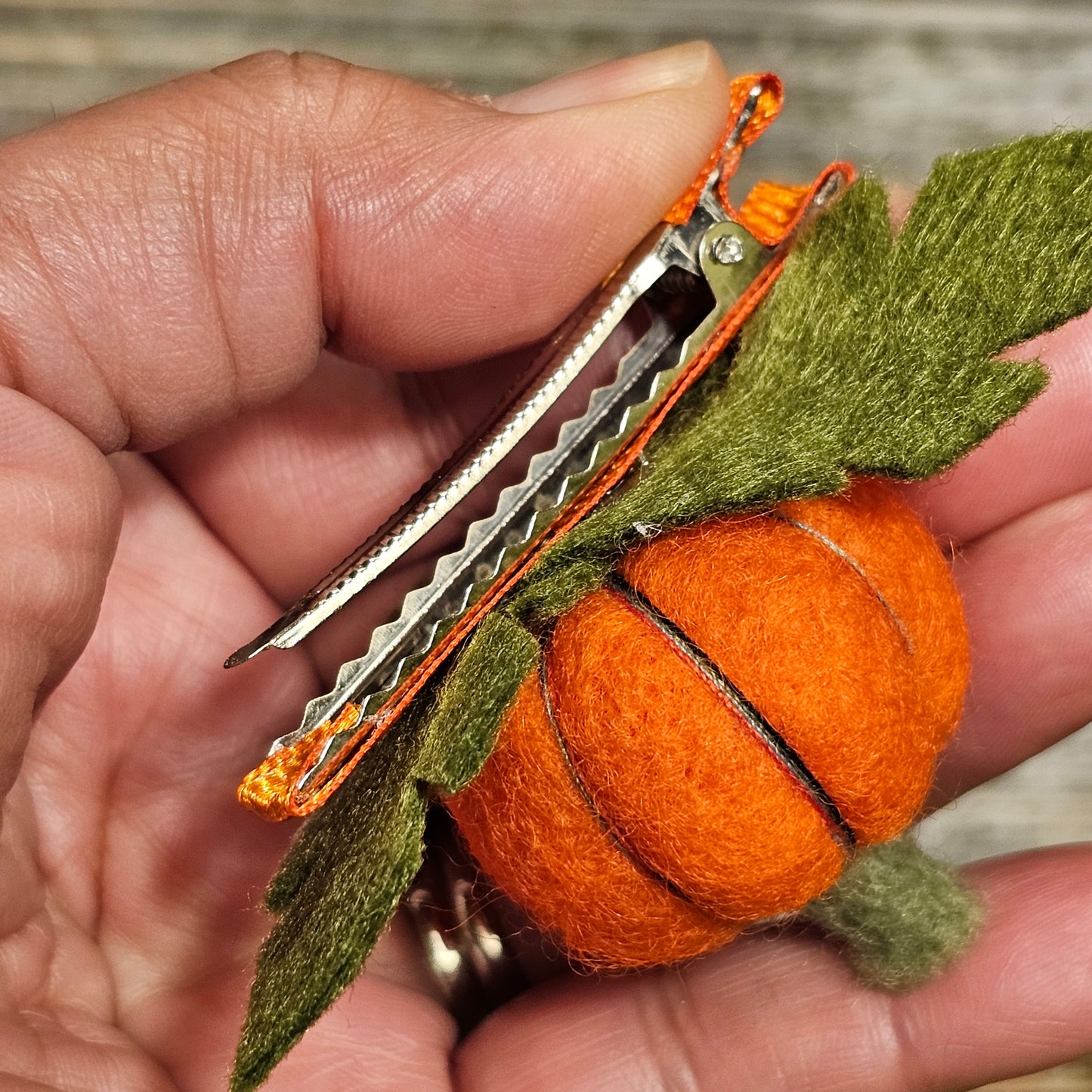Pumpkin Hairclip