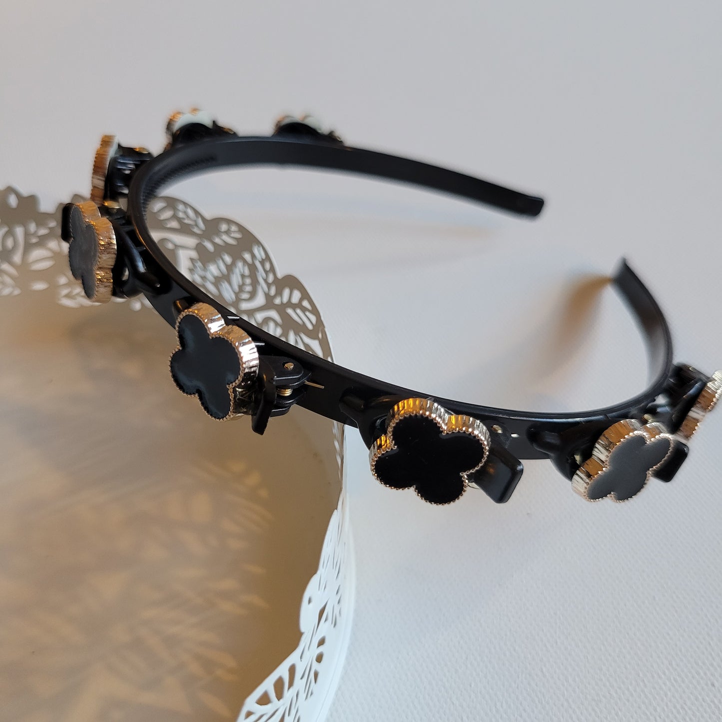 Headband with Snap Clips 3