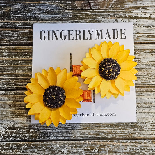 Sunflower Hairclip