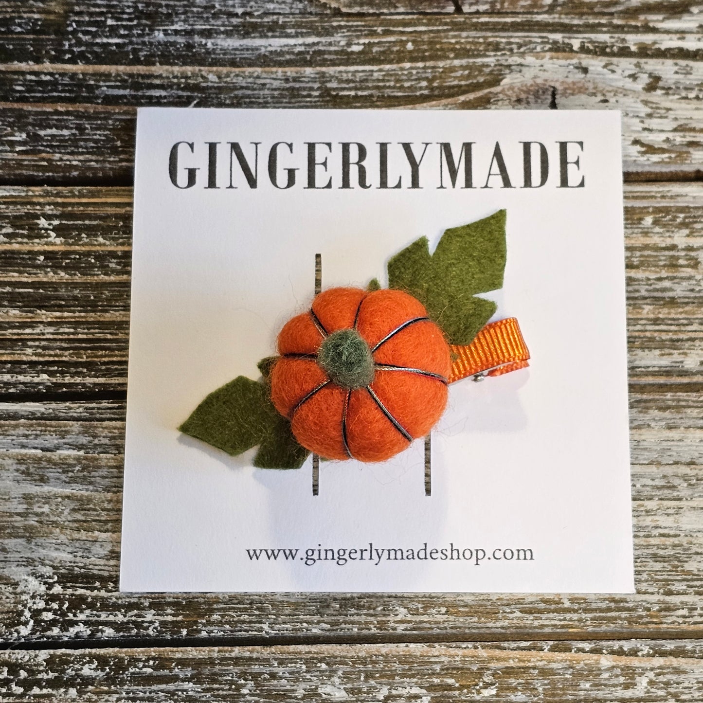 Pumpkin Hairclip