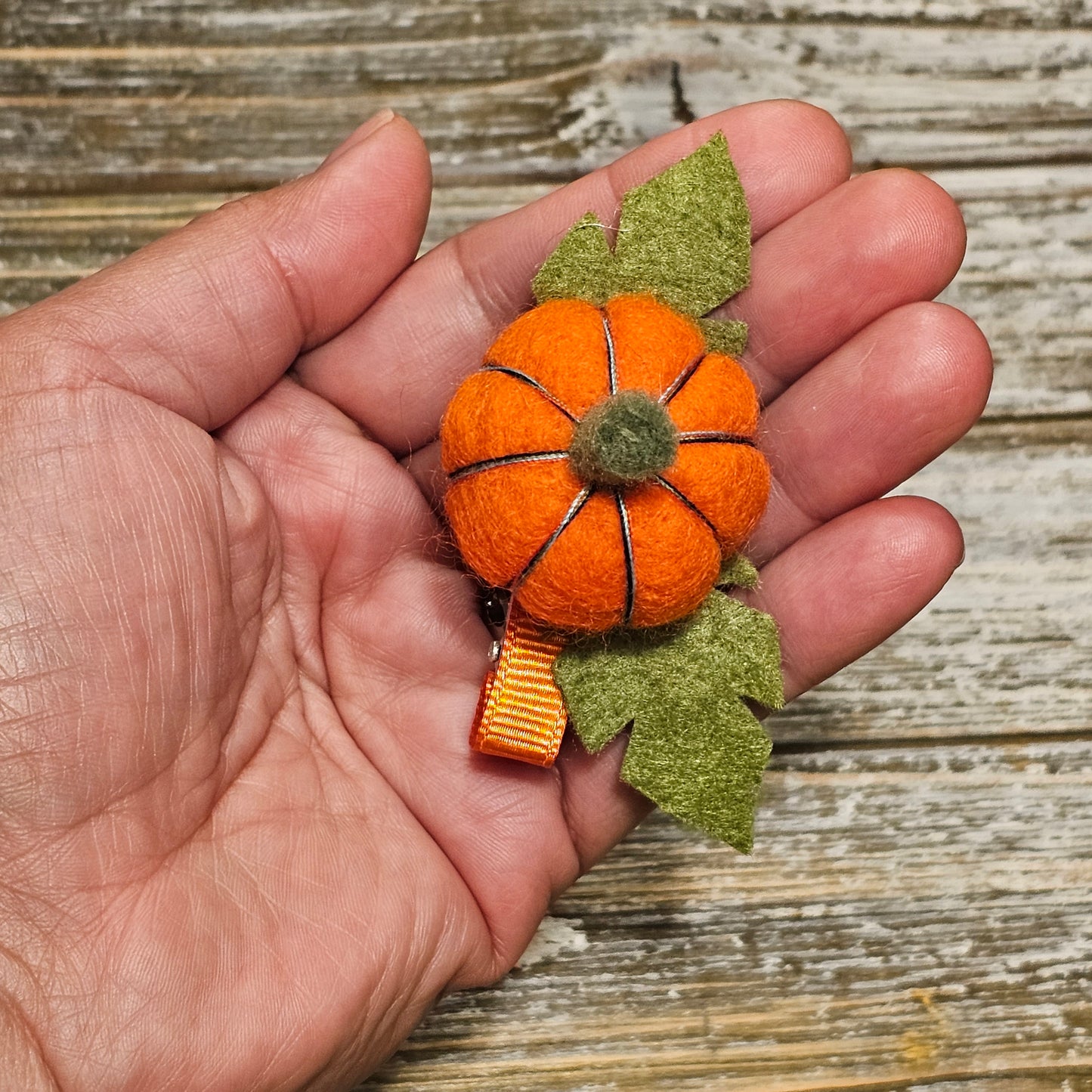 Pumpkin Hairclip