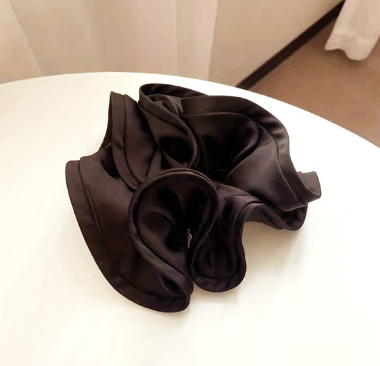 Satin Scrunchie - Black