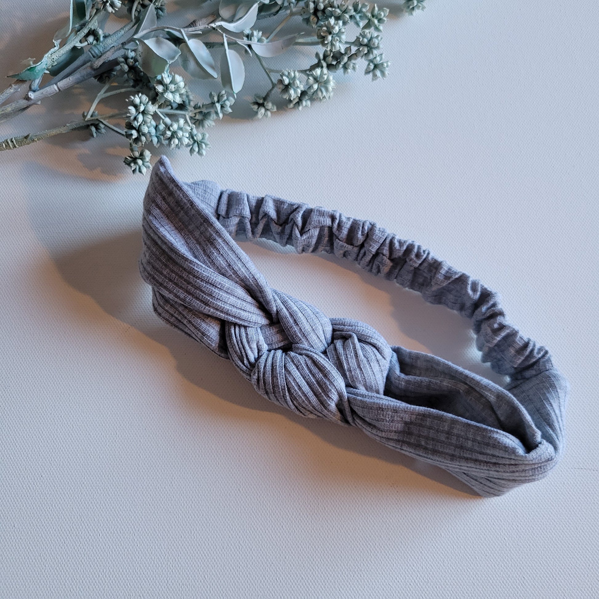 Grey Sailor Knot Headband