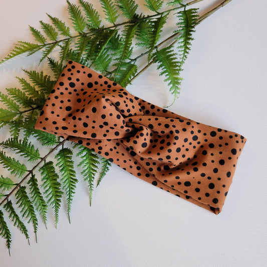 Ember Tan Twisted Headband