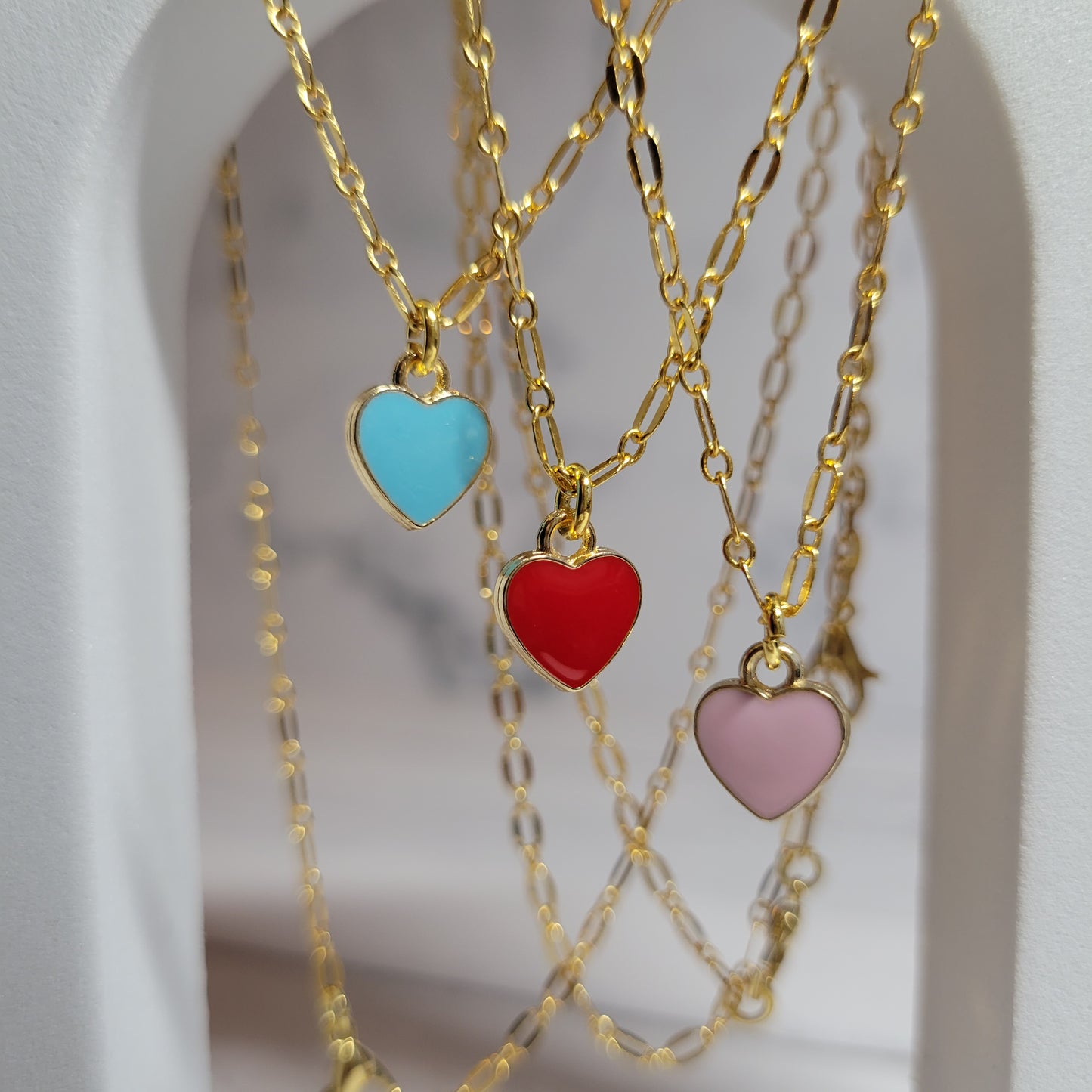 Pink Small Heart Charm
