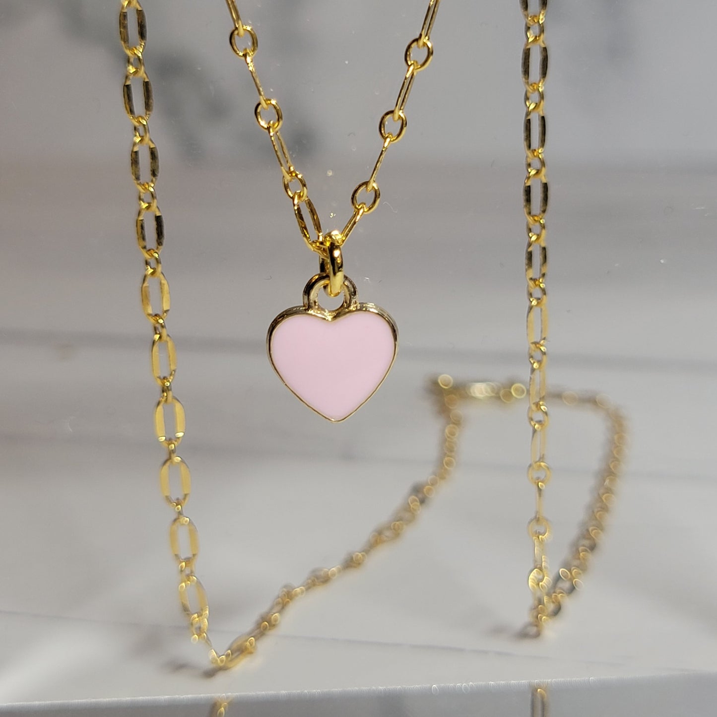 Pink Small Heart Charm