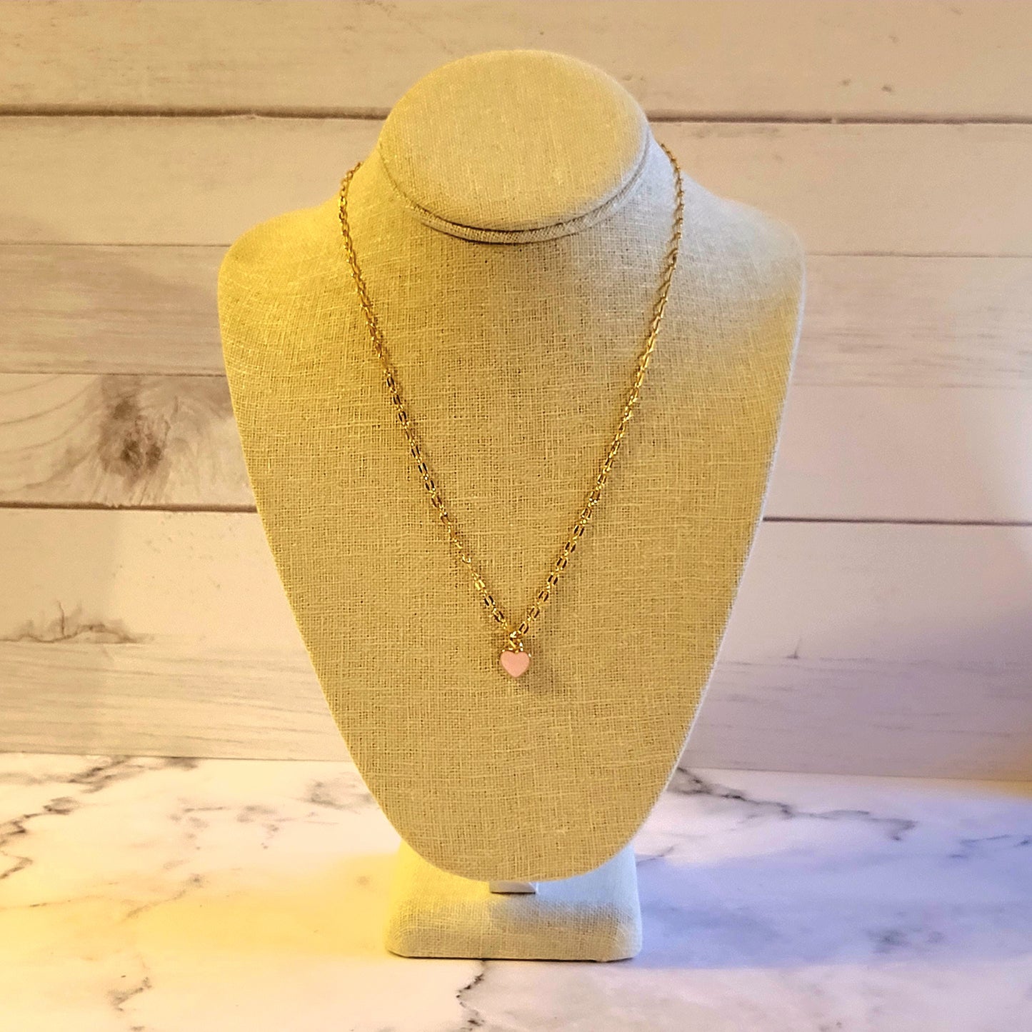 Pink Small Heart Charm