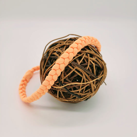 Salmon Braided Headband