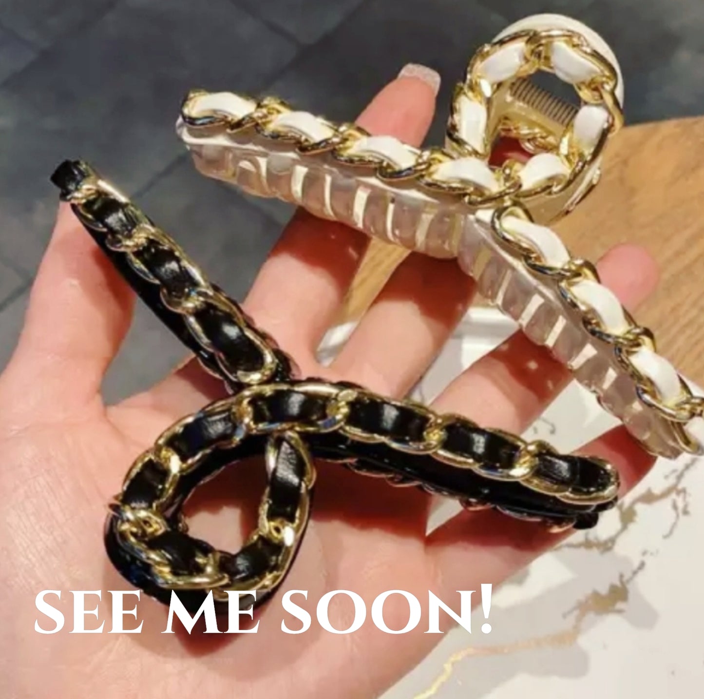 Chain Style Hair Claw
