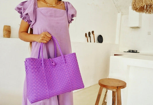 LOHLA HANDWOVEN HANDBAG